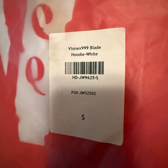 Vlone Blade 999 Fighting Demons White Hoodie Small - Picture 8 of 8
